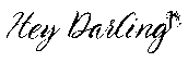 hey darling personalizados